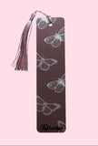 White Butterflies Aluminum Bookmark